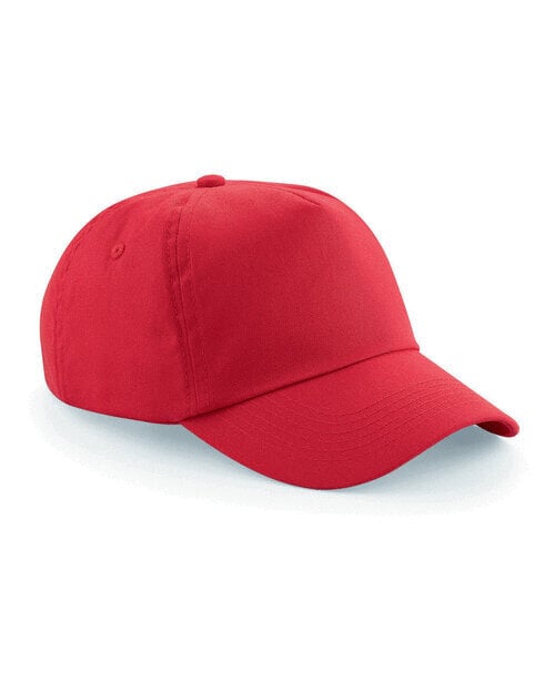 red baseball cap
